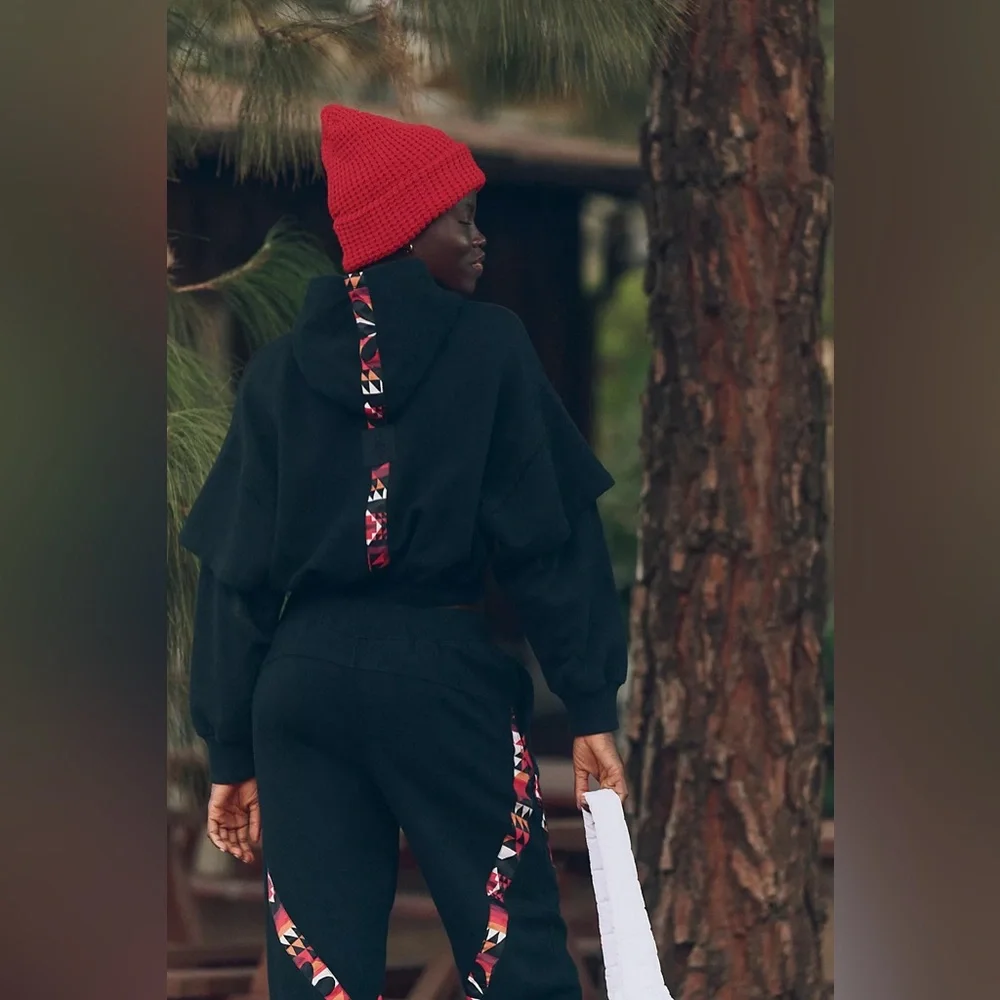 NWT NWT Snow Flow Hoodie In Black Combo - Picture 2 of 8